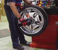 range of aftermarket/high-performance wheels Improve safety by identifying customers tread depth and drivability issues MAKE