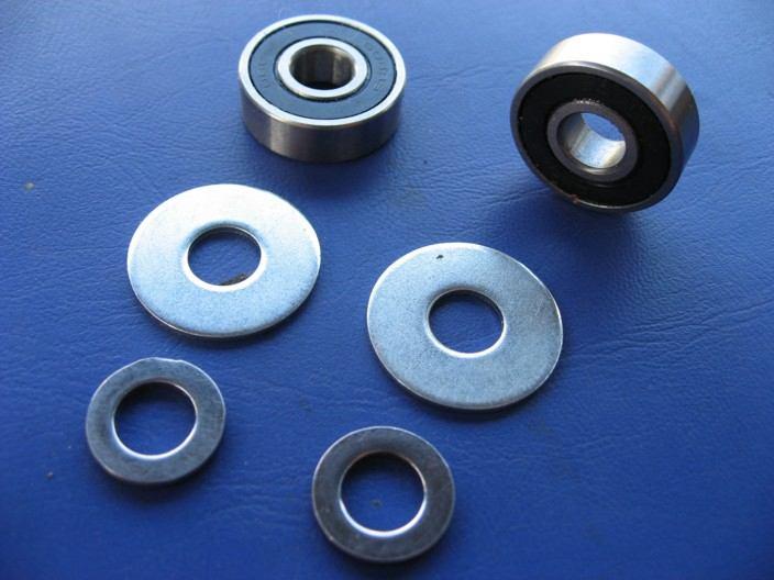 Another more recently available option for the cable ends is spherical rose-joint type bearing inserts, but I have not used these personally.