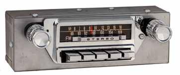 Radio & Stereo #MA18045 1964-73 AM/FM Radio - USA-230 #MA18011 Due to the great success of our USA-630 radio we now bring you the USA-230. This new model radio has the same cosmetics as the USA-630.