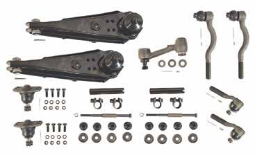 Suspension #MA17000 #MA17012 Front Suspension Rebuild Kits - Deluxe Includes: 2 Lower Control Arms, 2 Front Sway Bar End Links, 2 Tie Rod Tubes, 2 Inner Tie Rod Ends, 2 Outer Tie Rod Ends, 1 Idler