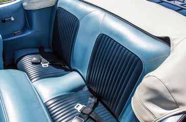 1968 Front Bench & Rear Seat Covers Set - Standard - Convertible, Coupe & Fastback 1968 Vinyl Seat Covers - Sierra Grain & kiwi grain inserts.