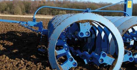 Technology that works Variable Working Width Thanks to the ring construction without individual hubs, the working width of the LEMKEN furrow press can be easily adjusted by adding or removing rings.