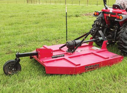 AVAILABLE IMPLEMENTS Mahindra offers a