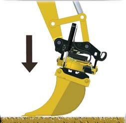 5.2.3 Disconnection of bucket (implement) The following are general handling instructions for engcon's adapter brackets.