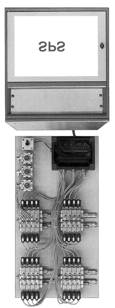 electropneumatic control system are wired via terminal strips (Fig. 9.15a). Table 9.