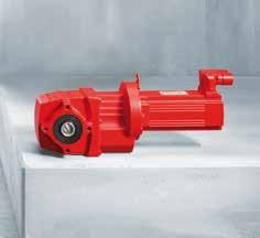 A light aluminum housing, compact design, wear-free gearing and the oil filling independent of the mounting position are the distinctive features of this drive, which convinces also in fast and