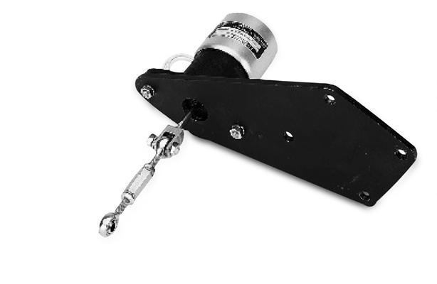 When the actuator is de-energized, an internal spring moves the shutoff lever to shutdown. Order Information: Mounting Kit APECS Proportional Actuators ORDER NO.