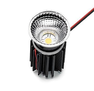 Active 9.2 & 7.2 PLUS Reflector: Ø 50 mm, heat sink material: aluminium Lumen maintenance: L90/B20; 50,000 hrs. 80 C (500 ma) Max.