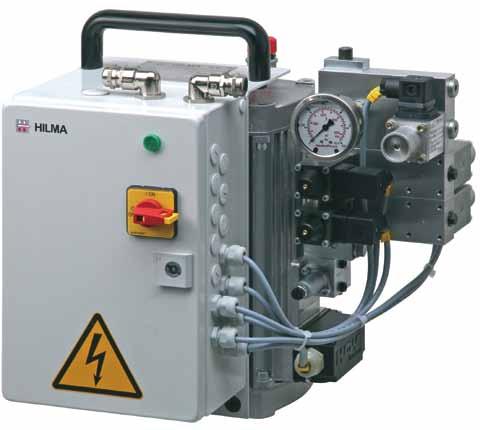 Small power unit Power unit, compact 100-400 bar Power unit especially for use with hydraulic roller and ball bars Supplied as a compact unit, ready for use.