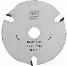 Por table Saw Blade Aluminum range designed for efficient dry cutting of Non-ferrous metals, laminates and compound materials. Ø Plate Kerf Bore Pin Hole Z Hook Ground 150 1.6 2.6 20 2/6/32 42 6 Neg.