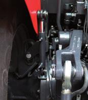 rear differential locks to reduce wheel slip and maximise traction.