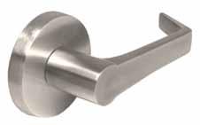 Lever Trim Complies with ADA requirements; ideal for retrofit and new construction to meet today s building codes.