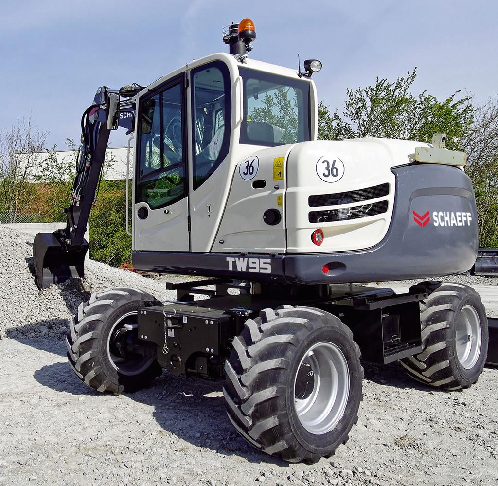 The undercarriage The undercarriage combines high terrain mobility with drive power. It can be configured as exactly as required due to a wide range of equipment variants.