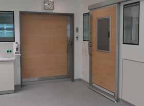 Special Applications The record CLEAN series of automatic door models are used when there are requirements for hermetic seals with clearly defined properties.