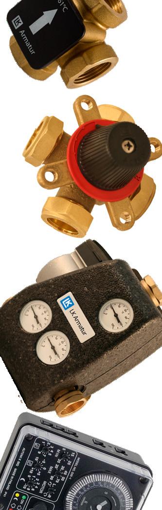 Controls and valves for heating systems Company profile LK Armatur is one of Scandinavia s leading manufacturers of valves, components and prefabricated