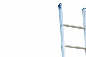 STRAIGHT LADDER RUNGS CRIMPED & SEALED THROUGH LADDER WALL PART NO. ALUMINUM SIZE (STANDARD) SIZE (METRIC) 210346 8ft* approx.