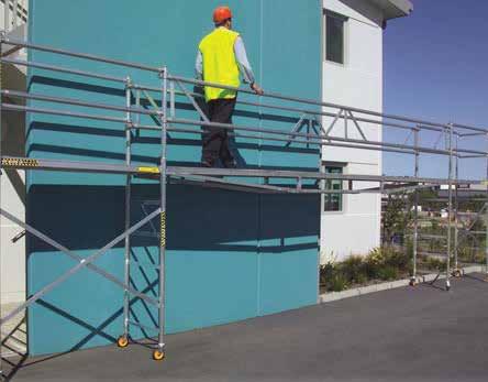 7m JOINS ANY 2 MINI MOBILES SIDE TO SIDE INCLUDES WIDE BOARD & 2 JOINING HANDRAILS TRIPLE THE WORK SURFACE IN SECONDS PERFECT FOR CEILING WORK