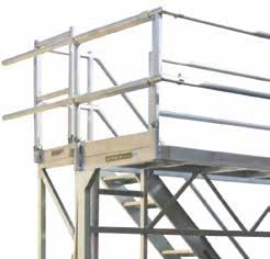 CUSTOM ACCESS PROJECTS ADJUSTABLE HEIGHT PLATFORM... 50 ALUMINUM STAIRS.