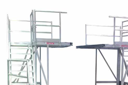 DUAL PURPOSE SIDE PLATFORMS TO SUIT BELL 412 OR AW 135 AIRCRAFT DESIGNED WITH LIFT ON