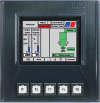 units Colour display* 7'' Indication twin engine plant Indication example: