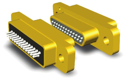 MICRO-D SERIES Microminiature connectors with solder bucket termination CS FR022 Features and Benefits High performance Micropin contact system ( twist pin spring male contact and tubular socket