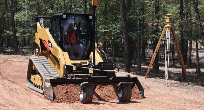 The optional hydraulic quick coupler allows the operator to quickly change tools without leaving the cab.