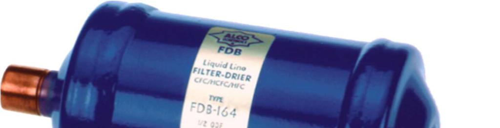 Filter-Driers Series FDB FDB is a hermetic filter-drier in compacted bead style for use on liquid line.