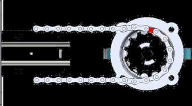 1 To Connect and Tighten the Chain: 1 Spring Clip Link Cap Open end of chain To Install Chain 1. Pull the remaining chain along the rail toward the Opener. 2.