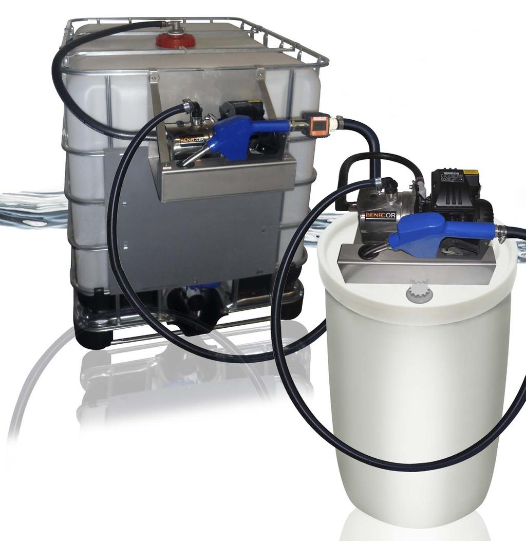 BENECOR AUTO-OFF TOTE MOUNTED PUMP PACKAGE Benecor s Auto-Off Tote & Barrel Pump Packages deliver the ultimate in flexibilty.