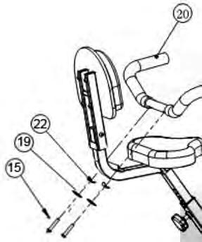 ASSEMBLY INSTRUCTIONS STEP3 Seat Installation and Handlebar Assembly This hardware is located in the hardware bag Seat Adjuster Knob 1.