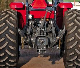 The Ultimate Utility Tractor Electronic rear 3-point hitch Our electronic rear 3-point hitch features electronic positioning and draft control.
