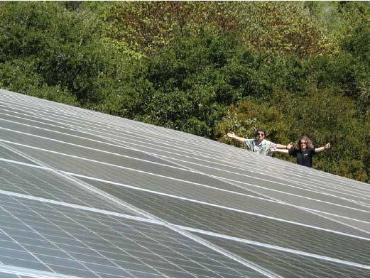 6 kwh/m 2 = 11 kwh/day per person Solar Rooftop Photovoltaics Two solar warriors enjoying their photovoltaic system, which powers their electric cars and