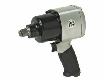 Model MP-3344P2 with a 2" extended anvil available. Industrial model. Free Speed...7000 rpm Torque Range... 100-331 ft.-lbs. Length... 7-1/4" Weight...6.6 lbs. Avg. Air Consumption... 5.