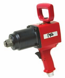 ..27 lbs. Avg. Air Consumption... 12.0 cfm Michigan Pneumatic Model MP-612 Pistol Impact - 1" Square Drive Features a friction ring anvil.
