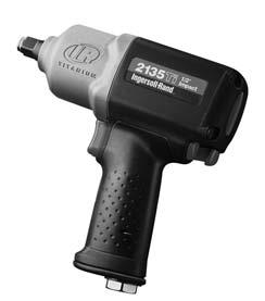 1/2" Maintenance/Automotive Class* IR2135Ti 1/2" Titanium Duty The Titanium IR2135Ti delivers 1,000 ft.-lbs. of Nut Busting Torque in a gun that weighs just 3.95 lbs!