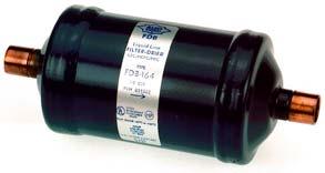 Technical Data ALCO FDB is a hermetic filter-drier in compacted bead style for use on liquid line.
