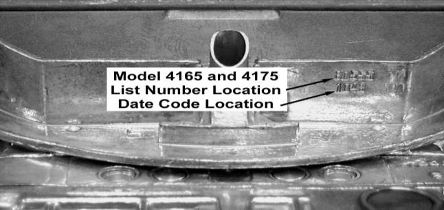 When reassembling the carburetor, use the adjustment specification list to make the necessary adjustments for the list number of your carburetor.