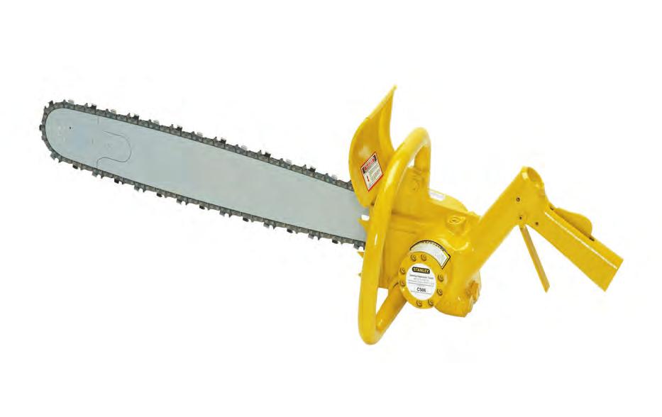 cs06 chain saw The CS06 is a hydraulic powered chain saw for cutting all types of wood structures - including bridge pilings, pier and dock timbers.