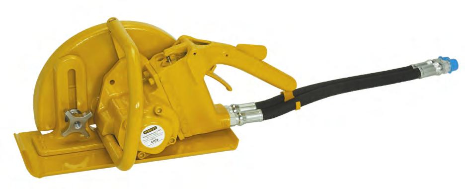 co23 cut-off saw The CO23 Cut-Off Saw is a hydraulic powered saw for dimensional cutting of metal, concrete, rock, masonry and coral.
