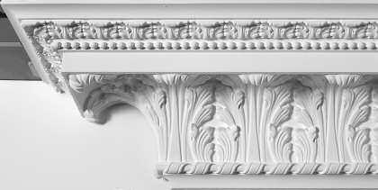 821 Classical, Enriched Plaster Cornice Mouldings 7 1 /2 191