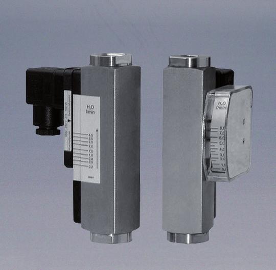 Index: C / 923-1858 Flow Switches BFS-40-N / BFS-40-O or water monitoring,with or without optical display Features large switching range, set point continuously adjustable, rugged, low hysteresis,