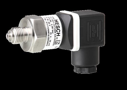 HE 1149 Pressure Transmitter Strain gauge (DMS) measuring principle The pressure transmitter HE 1149 is used to record e.g. the system pressure in filter dedusting plants.