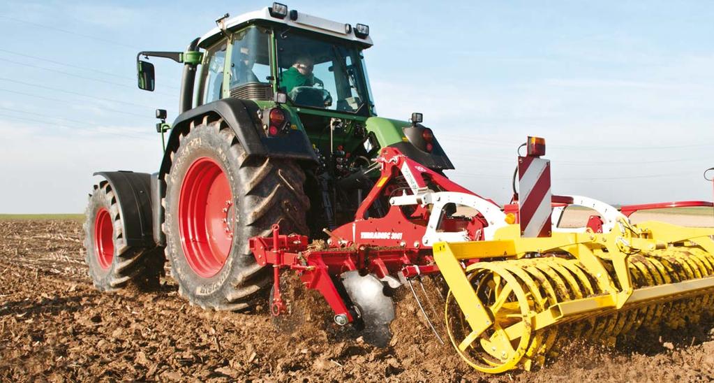 TERRADISC 3001 / 3501 / 4001 The all-rounder in soil cultivation Rigid-framed compact disc harrows working width 9.84 to 13.12' / 3.0 to 4.