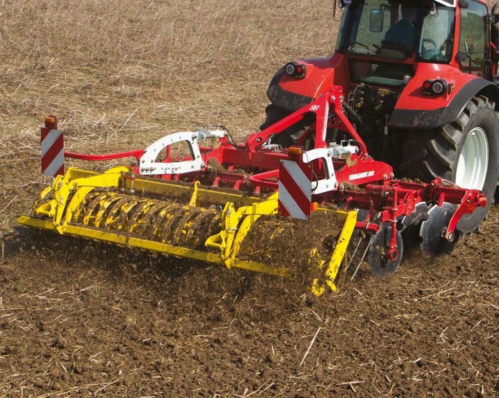 TERRADISC The highest level of convenience Setting up for different soil conditions must be quick and straightforward.