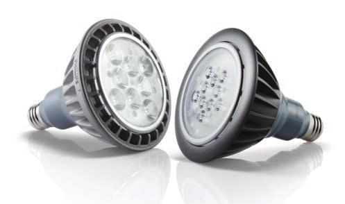 Multiple beam angle general and accent light Philips EnduraLED PAR38 LED Lamps with improved performance put more light where you need it.