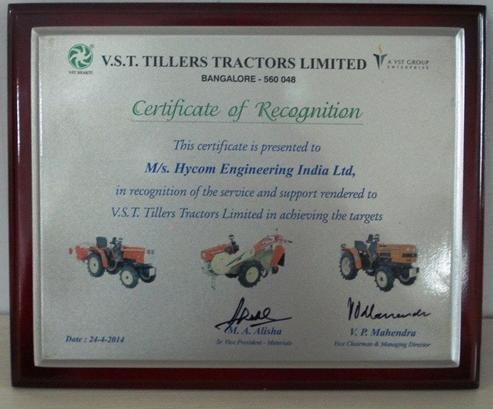 Awards and Accolades 'Certificate of Recognition' for