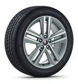 28 29 WHEELS Did you know, that All the alloy wheels have passed rigorous homologation tests of ŠKODA AUTO to prove their resistance to corrosion, climatic influences and driving strain?