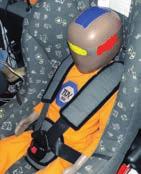 The child seats from with mounting options for transporting against the direction of