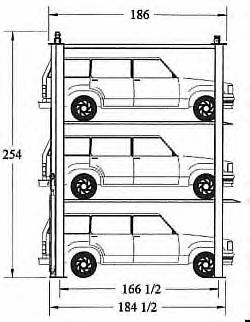 Tri-Lift System Dimensions (Wide Unit Shown) 116 174 77 78 3/4 78 80 268 78 80 102 116 156 174 Heights of overall