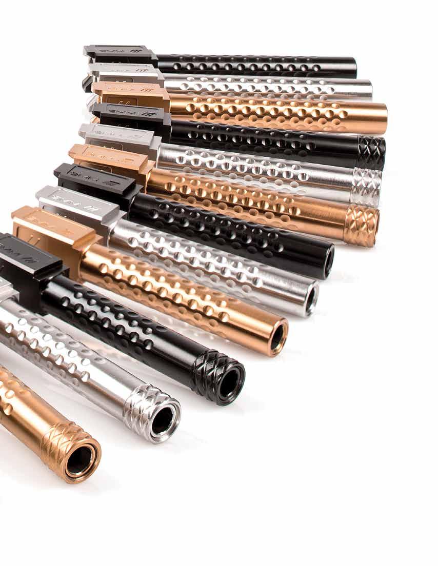 This material provides high tensile strength and toughness to withstand typical chamber pressures. ZEV s barrel bores are some of the most precise in the industry.